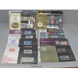 Stamps:- pre-decimal GB presentation packs, (28), including Churchill, 700th Parliament, 900th