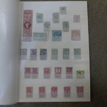 Stamps:- GB and World Revenue stamps in 16 page stockbook