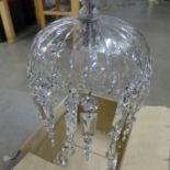 A glass lustre ceiling shade **PLEASE NOTE THIS LOT IS NOT ELIGIBLE FOR POSTING AND PACKING**