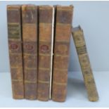 Four volumes of Oliver Goldsmith's History of the Earth and Animated Nature, volume III, History