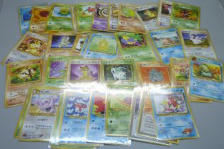 50 Vintage Japanese Pokemon cards