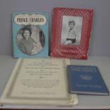 A 1952 Illustrated London News and three Royal commemorative books, Elizabeth Our Queen, by