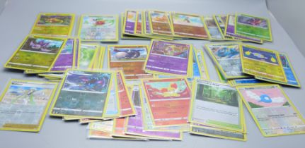 76 Reverse holographic Pokemon cards, Silver Tempest including Black Star rares, pack fresh in