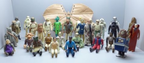 Thirty-two Kenner Star Wars figures