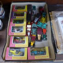 Matchbox Models of Yesteryear, seven boxed