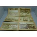 Twenty-five American stereoscope slides