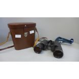 A pair of Carl Zeiss Jena 10x50 binoculars, cased