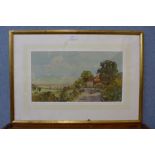 Michael Crawley, Ingleby near Derby, watercolour, framed