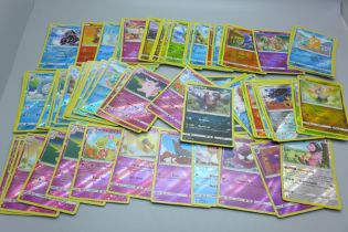 Sixty reverse holo Pokemon cards