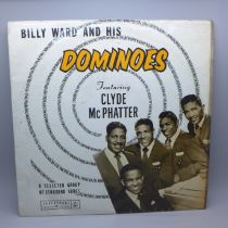 A 1958 Billy Ward and His Dominoes featuring Clyde McPhatter 10" album, PMD 1061, with original