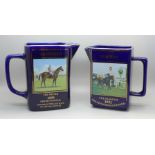 Two Grand National water jugs, 1991 and 1999