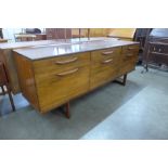 A teak sideboard