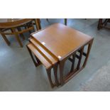 A G-Plan Quadrille teak nest of tables