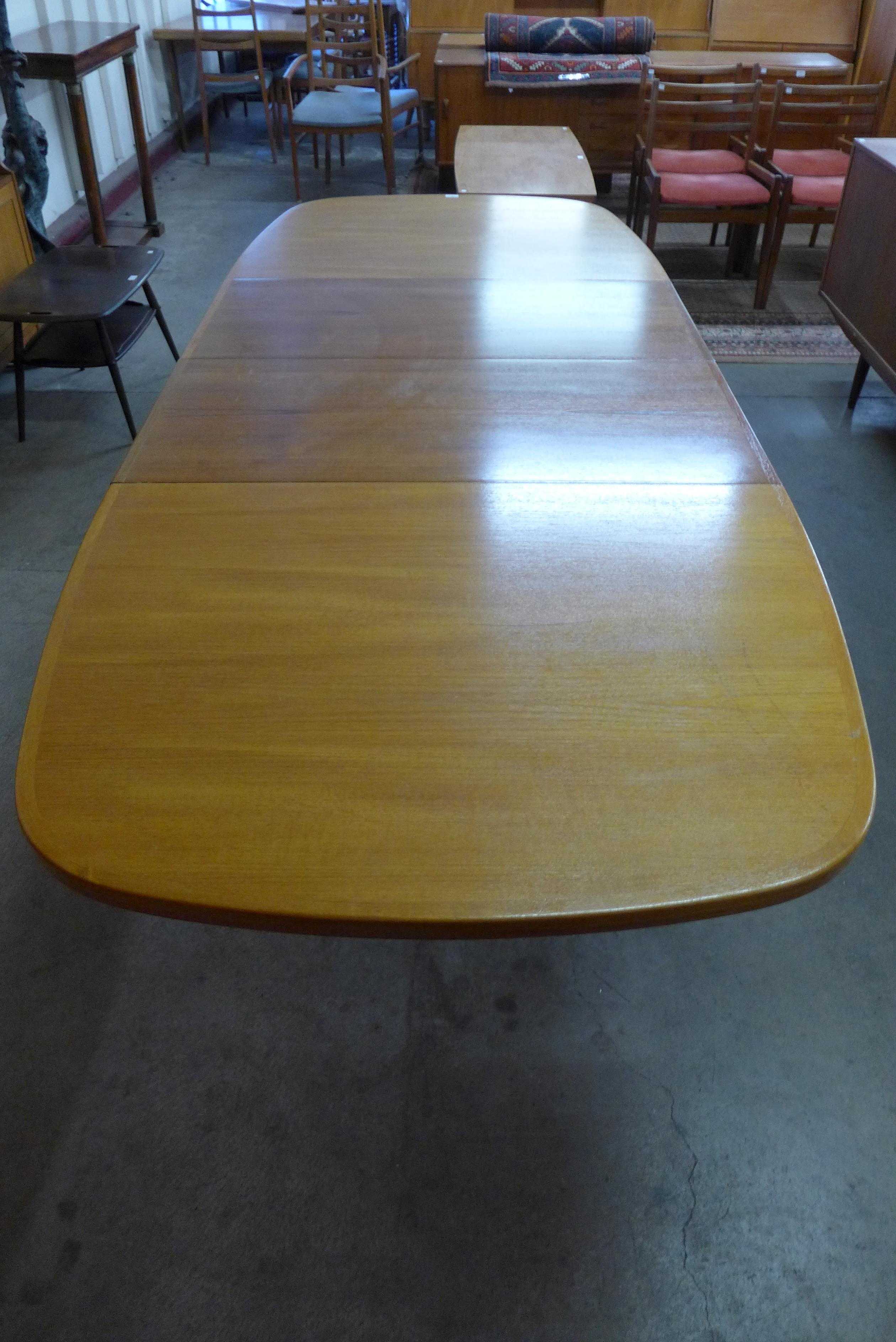 A Danish Gudme Mobelfabrik teak extending dining table - Image 2 of 2