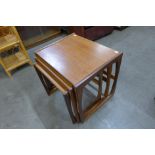 A G-Plan Quadrille teak nest of tables