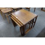 A G-Plan Quadrille teak nest of tables