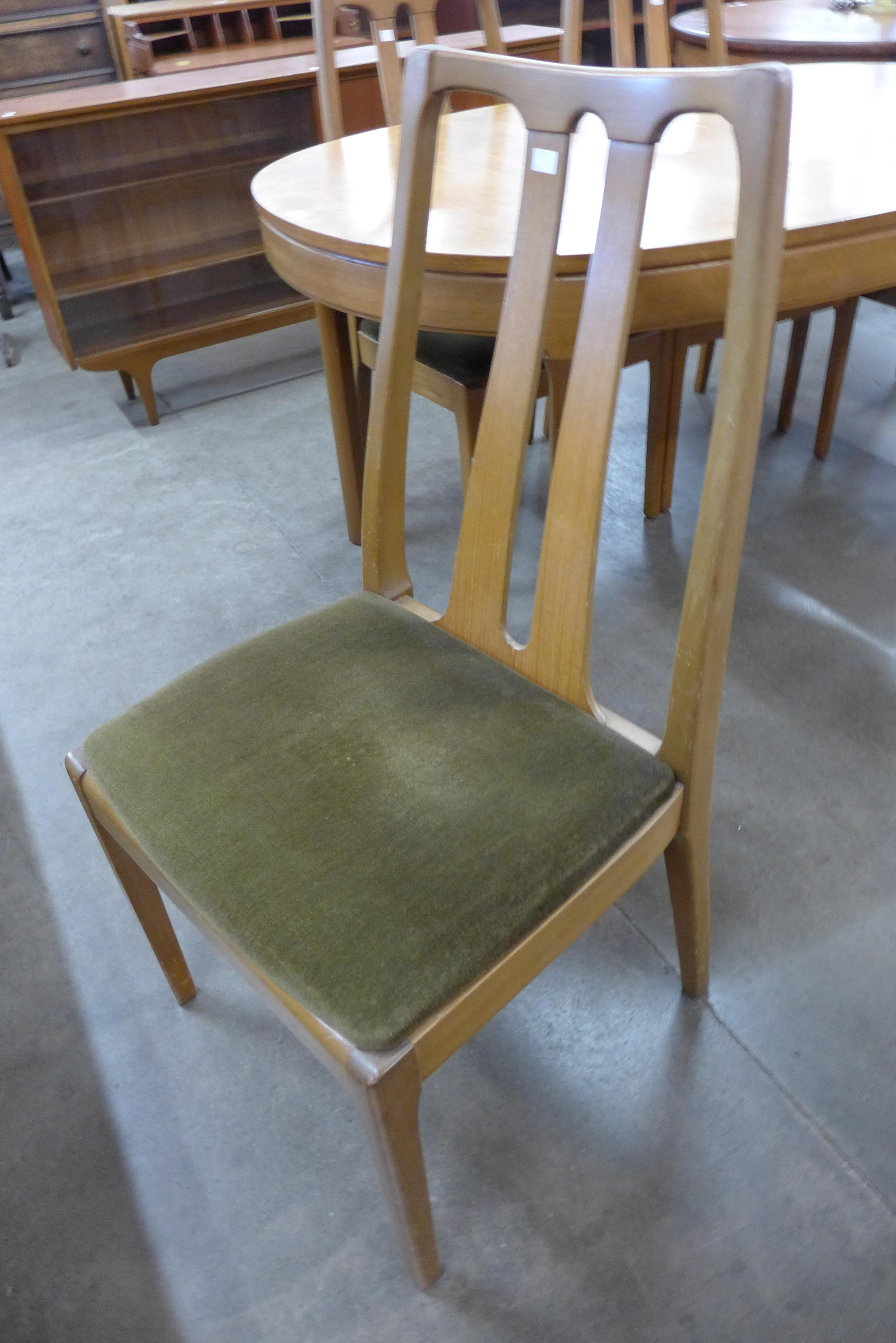 A Nathan teak extending dining table and six chairs - Image 3 of 3