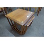 A G-Plan Astro teak nest of tables