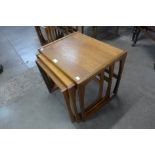 A G-Plan Quadrille teak nest of tables