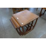 A G-Plan Astro teak nest of tables