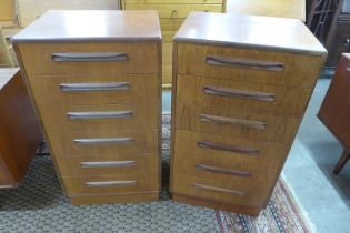 A pair of G-Plan Fresco teak chests of drawers