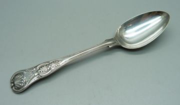 A William IV silver spoon, London 1834, 55g