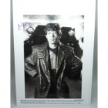 A Rolling Stones Mick Jagger autographed promotional photograph