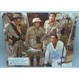 Carry On Up The Jungle signed lobby card by Frankie Howerd and Bernard Bresslaw