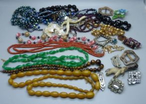 Vintage costume jewellery