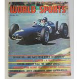 Motor racing; a Graham Hill autographed Motorsports magazine