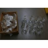 Four Babycham glasses and other retro glassware **PLEASE NOTE THIS LOT IS NOT ELIGIBLE FOR POSTING