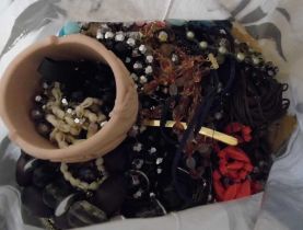 A collection of costume jewellery