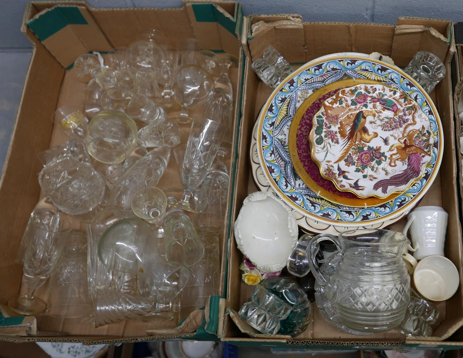 A collection of assorted glassware and china **PLEASE NOTE THIS LOT IS NOT ELIGIBLE FOR POSTING