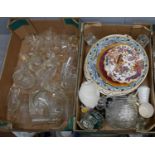 A collection of assorted glassware and china **PLEASE NOTE THIS LOT IS NOT ELIGIBLE FOR POSTING