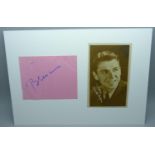 American Presidents, a Ronald Reagan signed photograph to Edna, and a Bill Clinton signed page