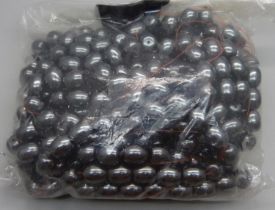 Approximately 340 hematite beads