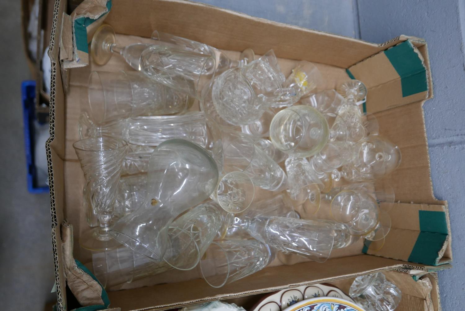 A collection of assorted glassware and china **PLEASE NOTE THIS LOT IS NOT ELIGIBLE FOR POSTING - Image 2 of 3