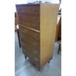 A G-Plan Librenza tola wood chest of drawers