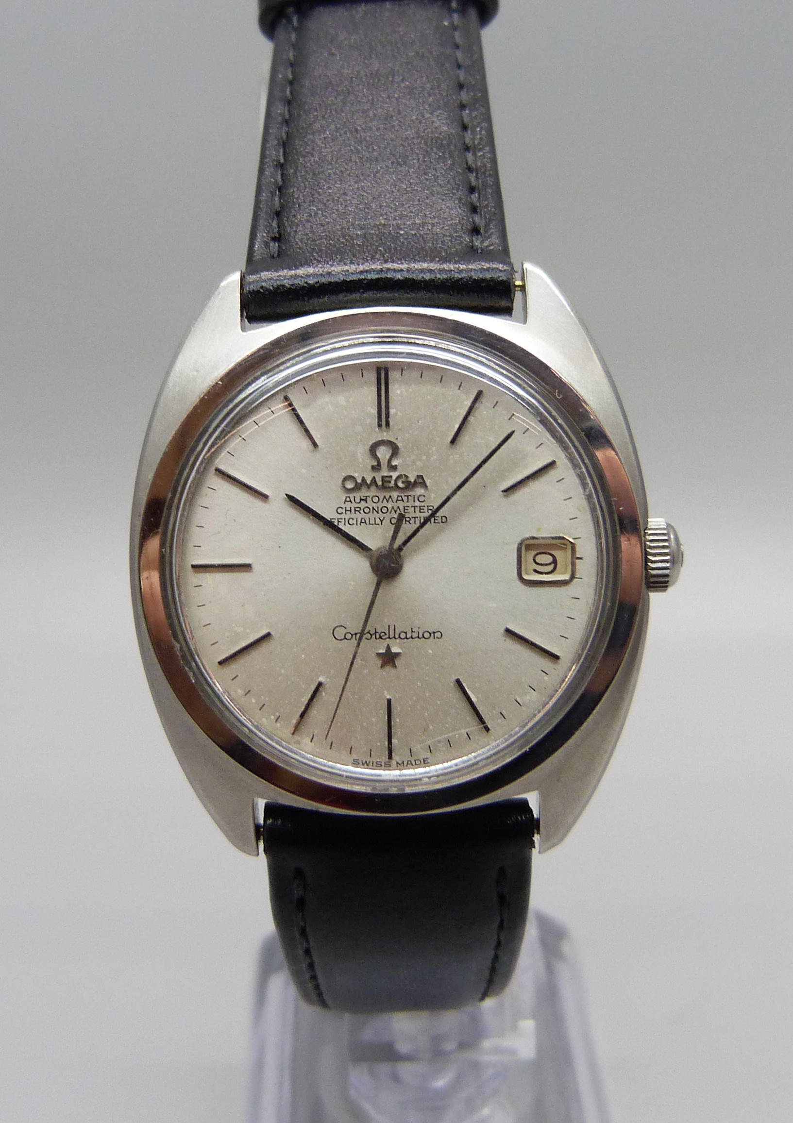 An Omega Constellation automatic wristwatch