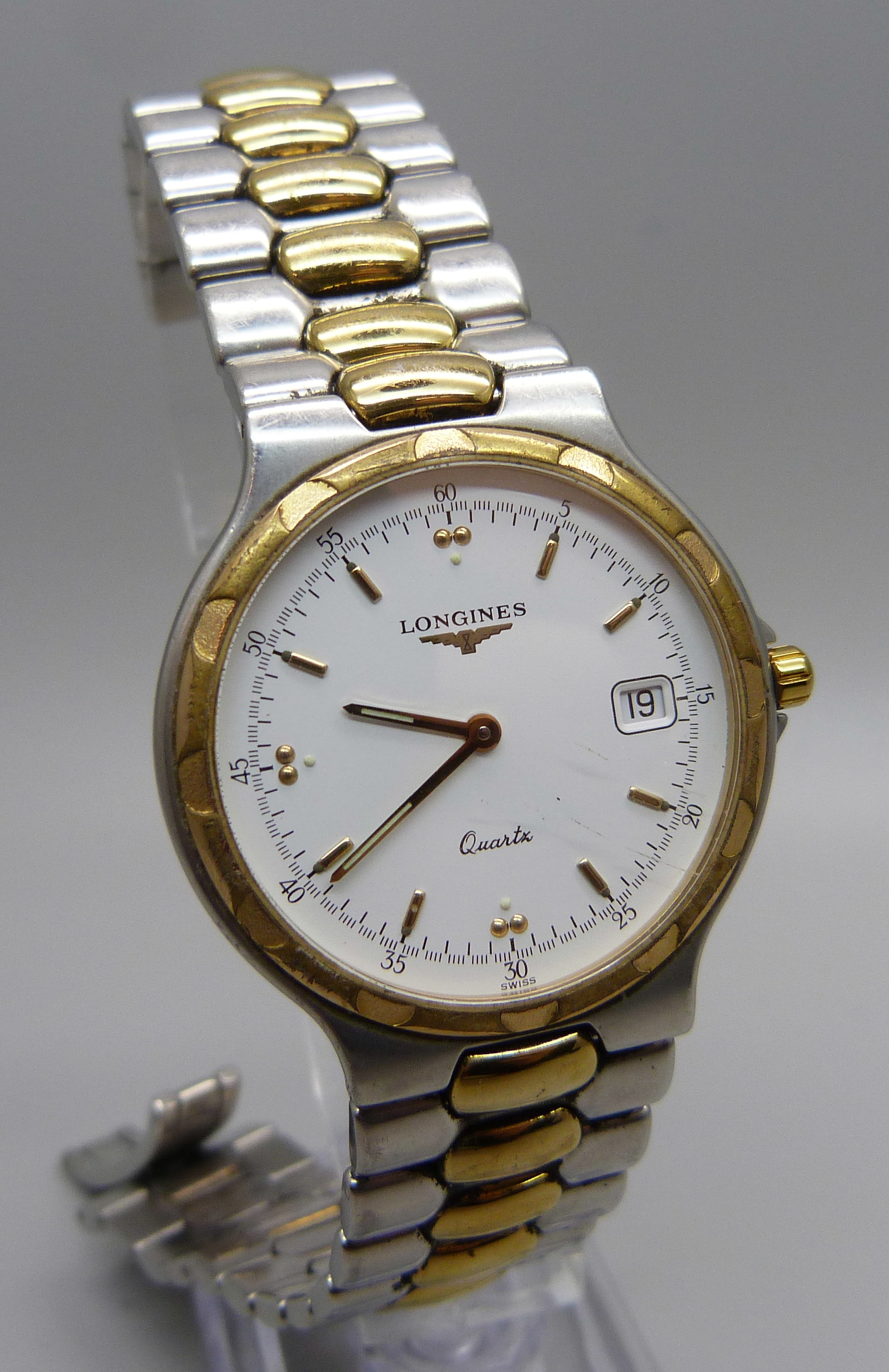 A Longines quartz wristwatch, requires clasp - Image 4 of 6