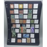 Stamps; a stockcard of mint early Italian stamps with catalogue value of over £2,500