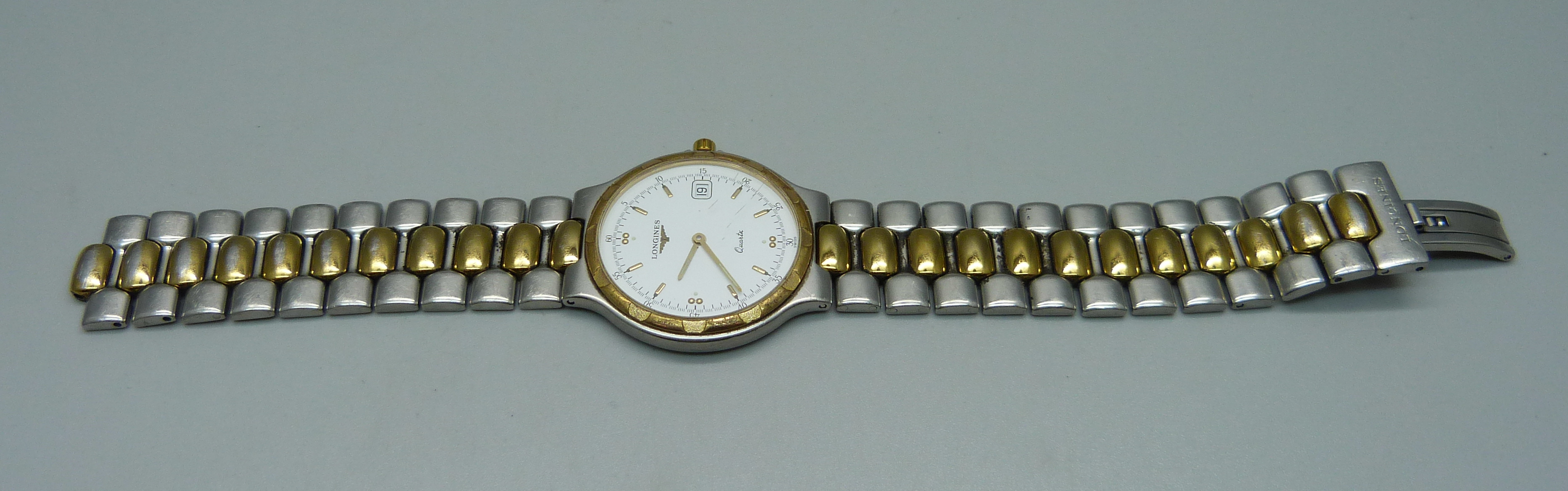 A Longines quartz wristwatch, requires clasp - Image 6 of 6