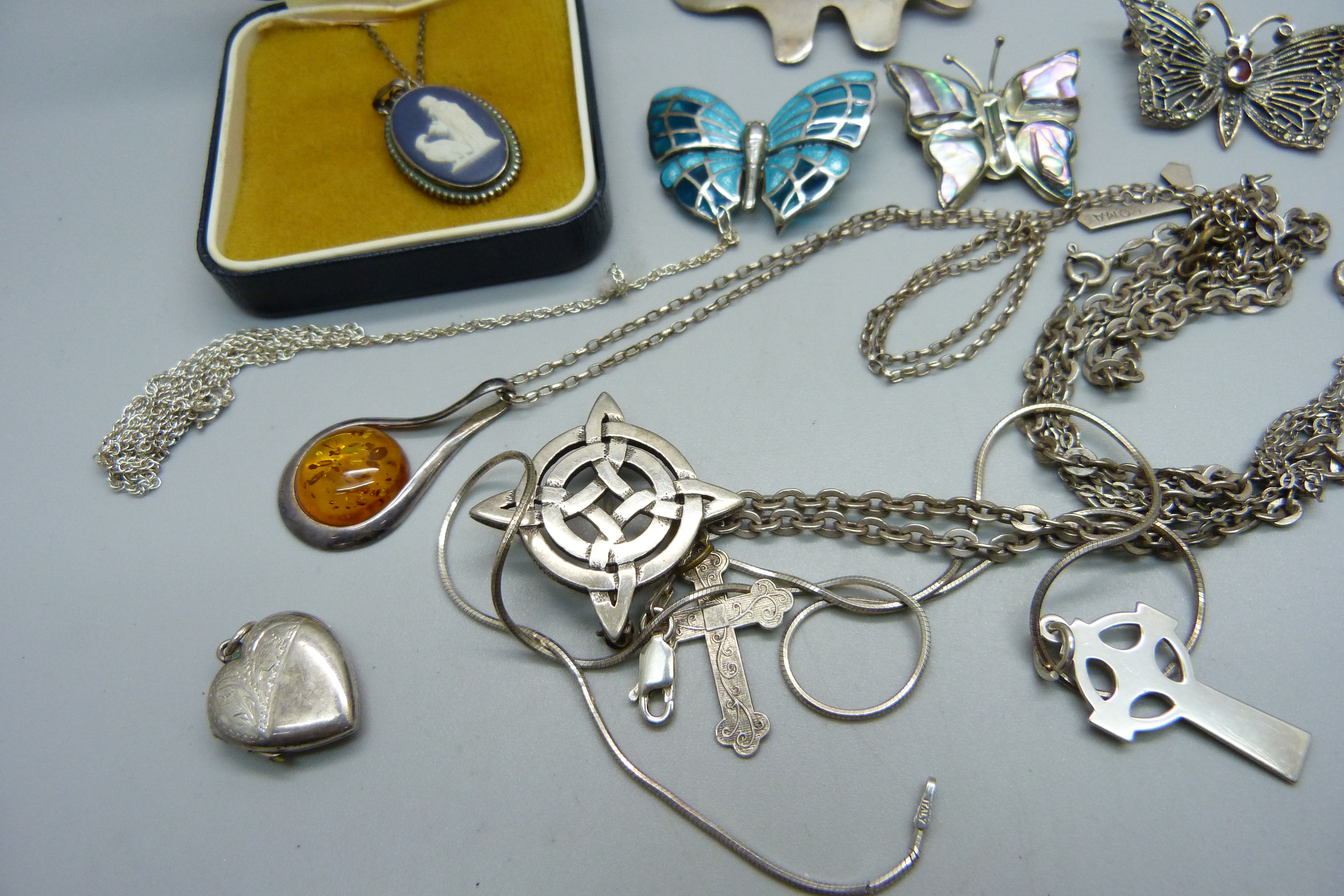 Silver jewellery, 57g - Image 2 of 2