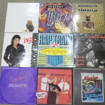 Fifteen 1980s and 1990s LPs and 12" singles