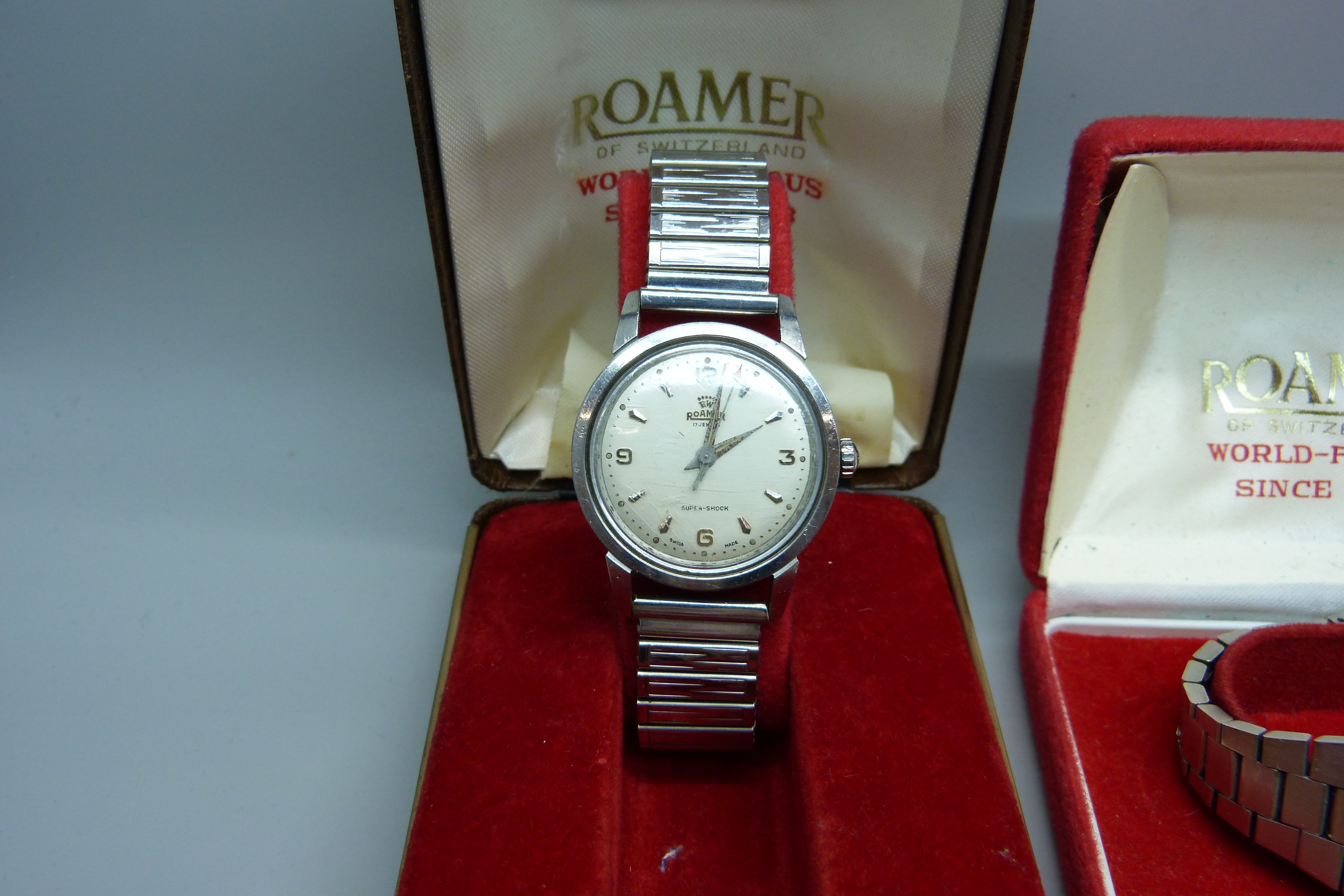 A lady's Omega wristwatch, a gentleman's Roamer wristwatch and other wristwatches - Image 2 of 4