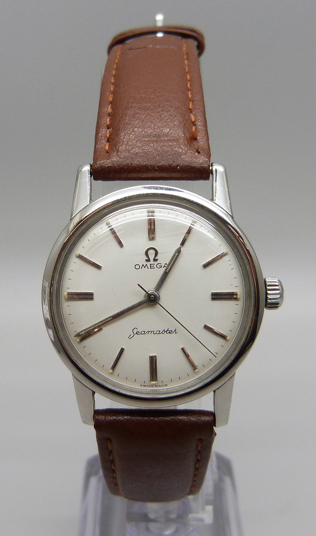 An Omega Seamaster wristwatch