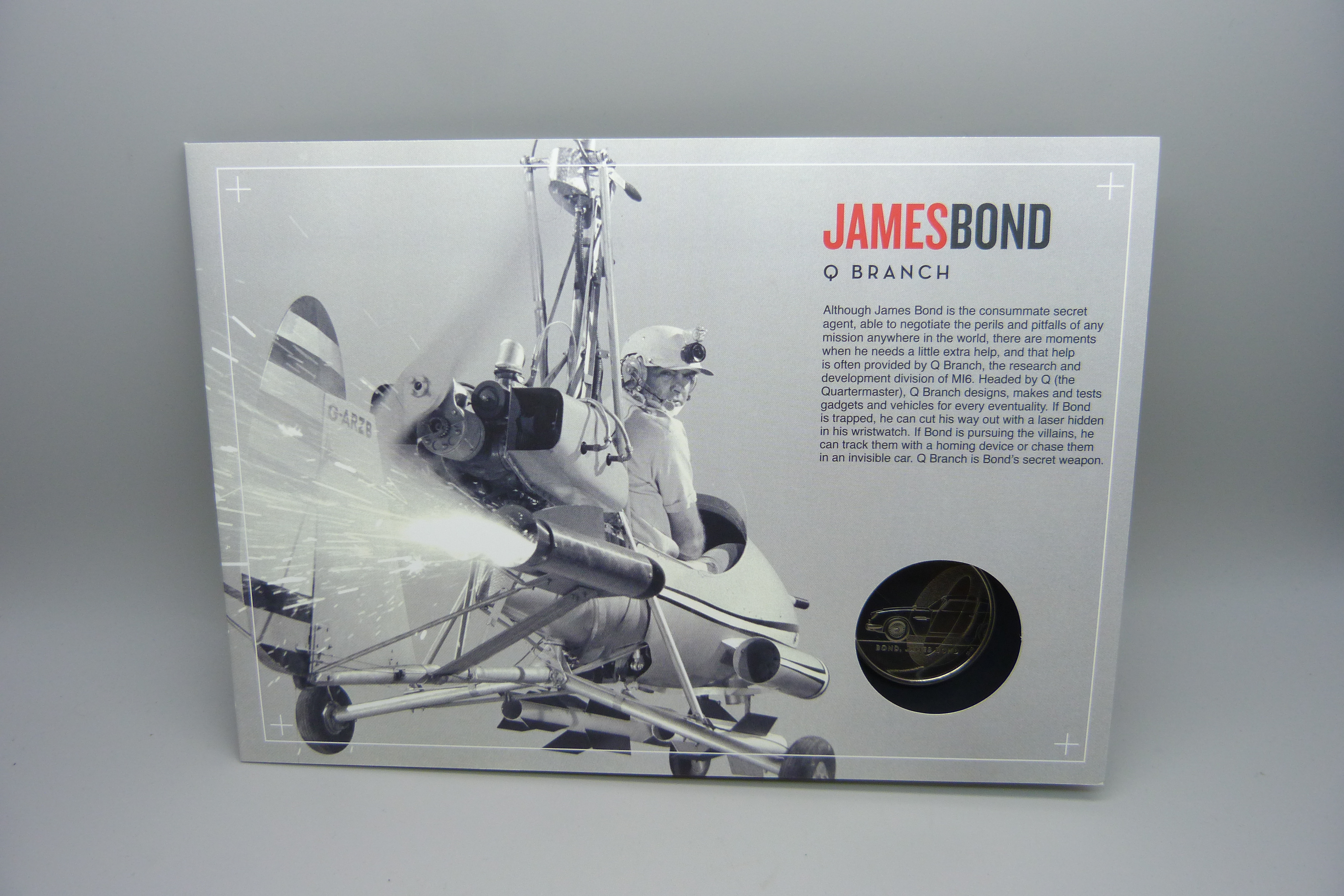 A Royal Mail and The Royal Mint James Bond Q Branch 2020 coin cover, No. 04274 - Image 3 of 3