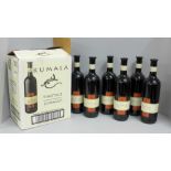Six bottles of wine, Kumala Pinotage-Cinsault 2001