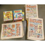 The Beano comics, five annuals and Dandy and Beano Comic Library magazines **PLEASE NOTE THIS LOT IS