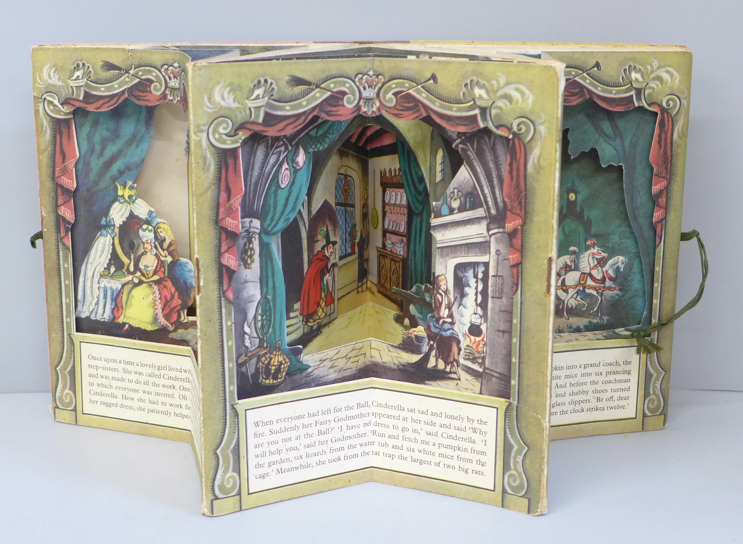 One volume, Cinderella, a Peepshow book, illustrated by Roland Pym - Image 3 of 8